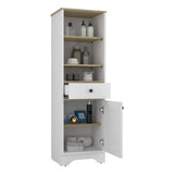 St. Clair Linen Cabinet, Two Interior Shelves, Two Open Shelves B070P188852