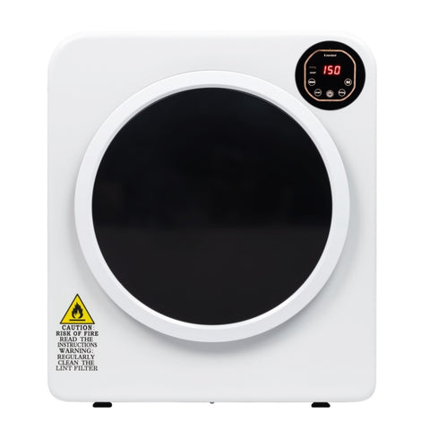 ZUN Electric Compact Laundry Clothes Dryer, 13.2Ibs 6kg Tumble Dryer with Stainless Steel Tub, Easy 93729586