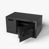 Steel Security Safe and Lock Box with Electronic Keypad - Secure Cash, Jewelry, ID Documents, W396P278364