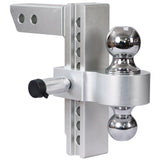 Alu Adjustable Trailer Drop Hitch,2inch receiver,8 inch adjustable W46537191