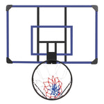 ZUN Wall-mounted basketball hoop, 45 x 29 inches shatterproof back, folding hoop, durable hoop and 99912483