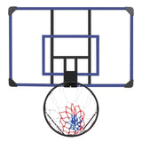 ZUN Wall-mounted basketball hoop, 45 x 29 inches shatterproof back, folding hoop, durable hoop and 99912483