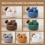 LY-031OR SWIVEL COMPRESSION CHAIR Single-seat compression chair, Crochet yarn material, Full Sponge W2231P261424