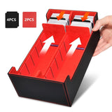 910 Magnetic PU Leather Trading Card Commander Storage Box Deck Case Holder 41014107