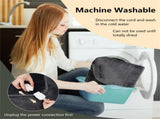 Electric Mattress Pad with 5 Heat Settings, 8-Hour Auto Shut Off, Machine Washable Flannel Heated 50744964