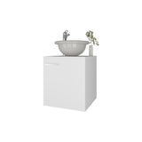 FM FURNITURE Pirtleville Bathroom Vanity with Integrated Sink and Faucet, White B128P293879