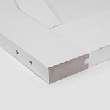 CRAZY ELF 36" x 80" Star Style Real Primed Door Slab, DIY Panel Door, Modern Interior Barn Door, W93642084