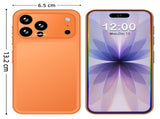 17 Unlocked Phone,5.3" HD 4128GB,5GMini Phone,Android 14 Smartphone,5000mAh Battery/Dual SIM/Face 28610673