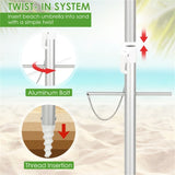 6.5 Feet Beach Umbrella 70630348