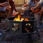 ZUN 35-inch outdoor fire pit 41211151