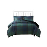 Full/Queen Faux Wool to Faux Fur Down Alternative Comforter Set B035100729