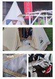 SAM&HAIBEI Bell 4 Season 9.85ft Glamping, Hot,Ideal for Family Camping, Hiking,Canvas W2967P228866
