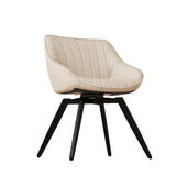 A set of 4 dining chairs, medieval modern kitchen dining chair, PU decorative chairs with black 98624263