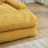 COOLMORE Chenille 2-seater lazy sofa With 5 back pillows,Comfy Sofa- Deep Seat Couch for Living W395P197934