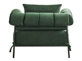 Upholstered Comfy Reading Chair, Modern Velvet Accent Chair,Large Lazy Arm Chair with Soft Cushion, T3593P362926