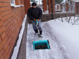 800W Electric Snow Shovel Cordless, Lightweight Foldable Snow Remover with Safety Lock, 49348714