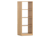 Space-Saving 5-Tier Bookcase, 4-Cube Open Storage Shelf for Living Room Study-Space-Saving 06076344