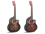 41 inch Full-Size Cutaway Acoustic-Electric Guitar Grape Voice Hole Spruce 52153552