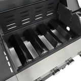 Propane Grill 4 Burner Barbecue Grill Stainless Steel Gas Grill with Side Burner, 46,500 BTU Outdoor W165083092