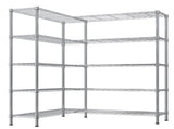 5-layer double row, freely adjustable layer spacing, with adjustable feet, display stand, iron, 92052548