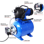 ZUN 1.6HP Shallow Well Pump with Pressure Tank,garden water pump, Irrigation Pump,Automatic Water W46562965