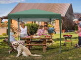 2 x 2m Practical Waterproof Right-Angle Folding Tent Green 88159564
