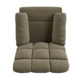 ZUN The Granada Recliner in Sage Gray B127P252333