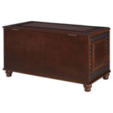 Deep Tobacco Flip Open Storage Cedar Chest B062P153828