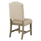 TREXM Retro Style Dining Chair Set with 4 Upholstered Chairs for Dining Room and Living Room WF298830AAE