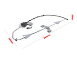 Front Left Side Power Window Regulator & 2-Pin Motor Assy Fit for Freightliner M2 A1842743000 68043447