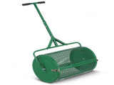 24" Lawn Topdressing Spreader with 0.75"0.5" Mesh, Compost Spreader for Soil Sand Fertilizer Green 06934196