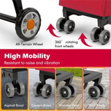 Red Folding Shopping Cart 14840092