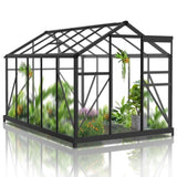 6x10 Hybrid Polycarbonate Greenhouse black 21321105