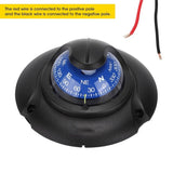 MultiFunction Magnetic Compass Flush Mount High Accuracy with LED Light for Marine Yacht Outdoors 26577223