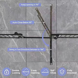 200" Adjustable Safety 8 Panels Play Yard Metal Doorways Fireplace Fence Christmas Tree Fence 11210587