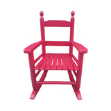 Children's rocking rose red chair- Indoor or Outdoor -Suitable for kids-Durable 01417255