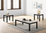 ZUN Majestic Beautiful White Faux Marble Top 1x Coffee Table and 2x End Tables 3pc Coffee Table Set B011P237498