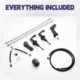 Widespread Pull Out Sprayer Bathroom Faucet, 2-handle Bathroom Sink Faucet W1224P185045