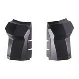 Pair Cab Corner fit for 2009-18 Dodge Ram 1500 Quad Extended Cab Black Steel 06424959