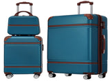 Hardshell Luggage Sets 3 Pieces 20"28" Luggages and Cosmetic Case Spinner Suitcase with TSA Lock N732P171585C