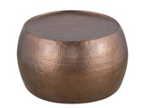 CT501 Modern Contemporary Round Aluminum material 32" Coffee Table, Farmhouse Table with Glossy Hand B009P298417