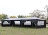 10'x30' Outdoor Party Tent with 8 Removable Sidewalls, Waterproof Canopy Patio 73401213