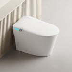 ZUN Smart Toilet with Voice Control and Bubble Shield, Heated Bidet Seat, Smart Toilet with Bidet Built W1872P209969