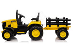 ZUN Ride on Tractor, 12 V Battery Powered Electric Vehicle Toy w/Remote Control,music, LED Lights, W1760P155330