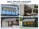 118.1"D x 47.2"W x"H Retractable Awning Grey 34819302