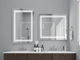 LED Bathroom Mirror6" x 28" Front and Backlight, 5 Mins Defog, 5MM Full HD Reflected Wall Mounted 16112061