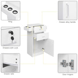 15 cm P2 density board pitted surface 2 drawers 1 door 6 hair dryer double ear cabinet with lock 42634476
