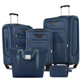 Softside Luggage Expandable 3 Piece Set Suitcase with Duffel Bag Upright Spinner Softshell N732P201004M