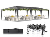 10x30ft Outdoor Pop Up Canopy, Portable Instant Canopy Tent for Outdoor Events Party Wedding 46161399