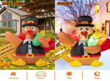 5ft 12W Turkey with Corn 7pcs LED Light Garden Turkey Decoration 05335220